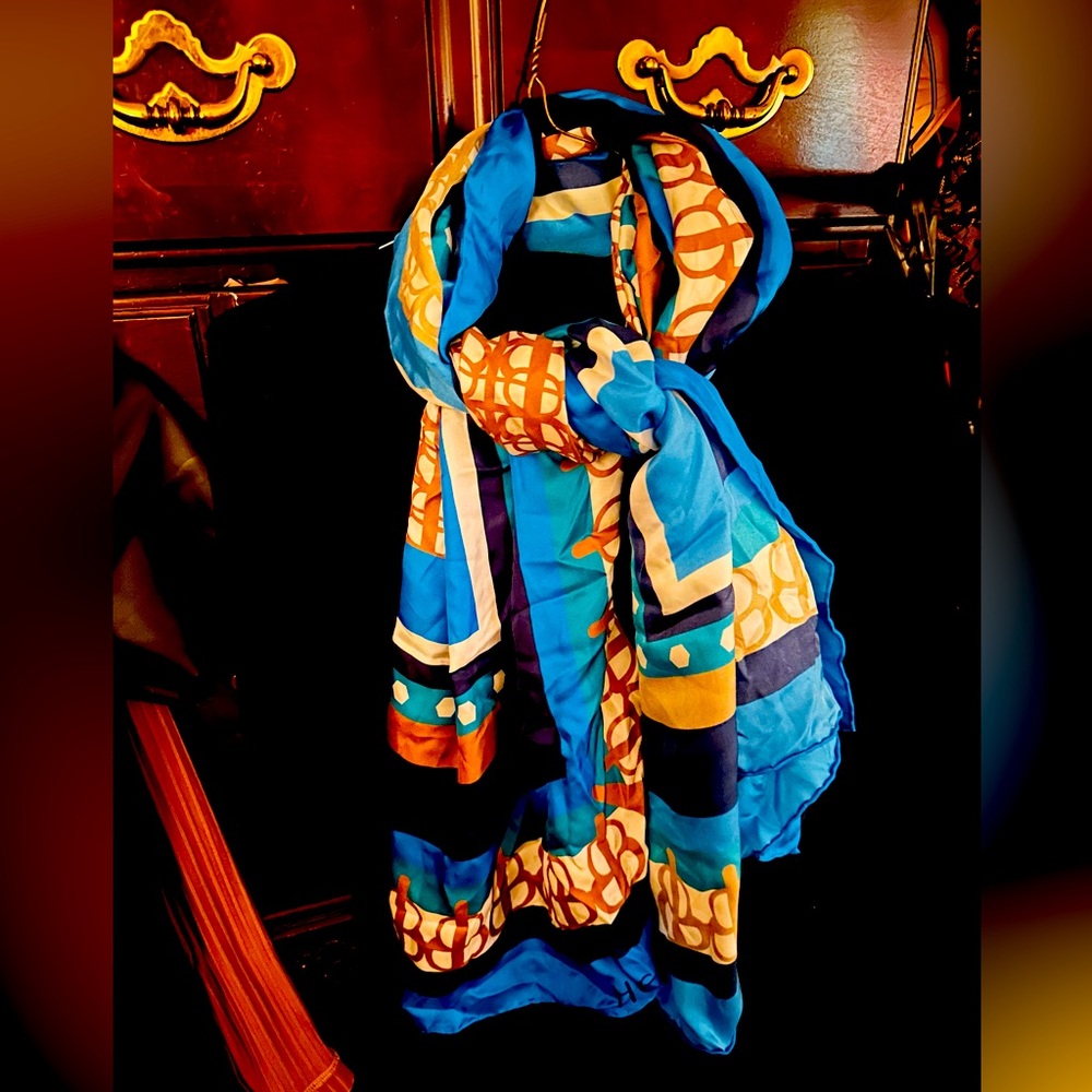 Henri Bendel silk scarf worn only once